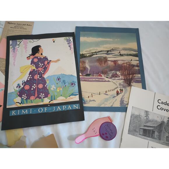 Vintage Paper Ephemera Bundle - 75 Pieces Pastel for Junk Journal, Crafts - Picture 12 of 14